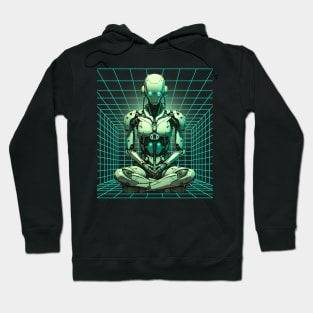 Evil Robot Meditating Hoodie